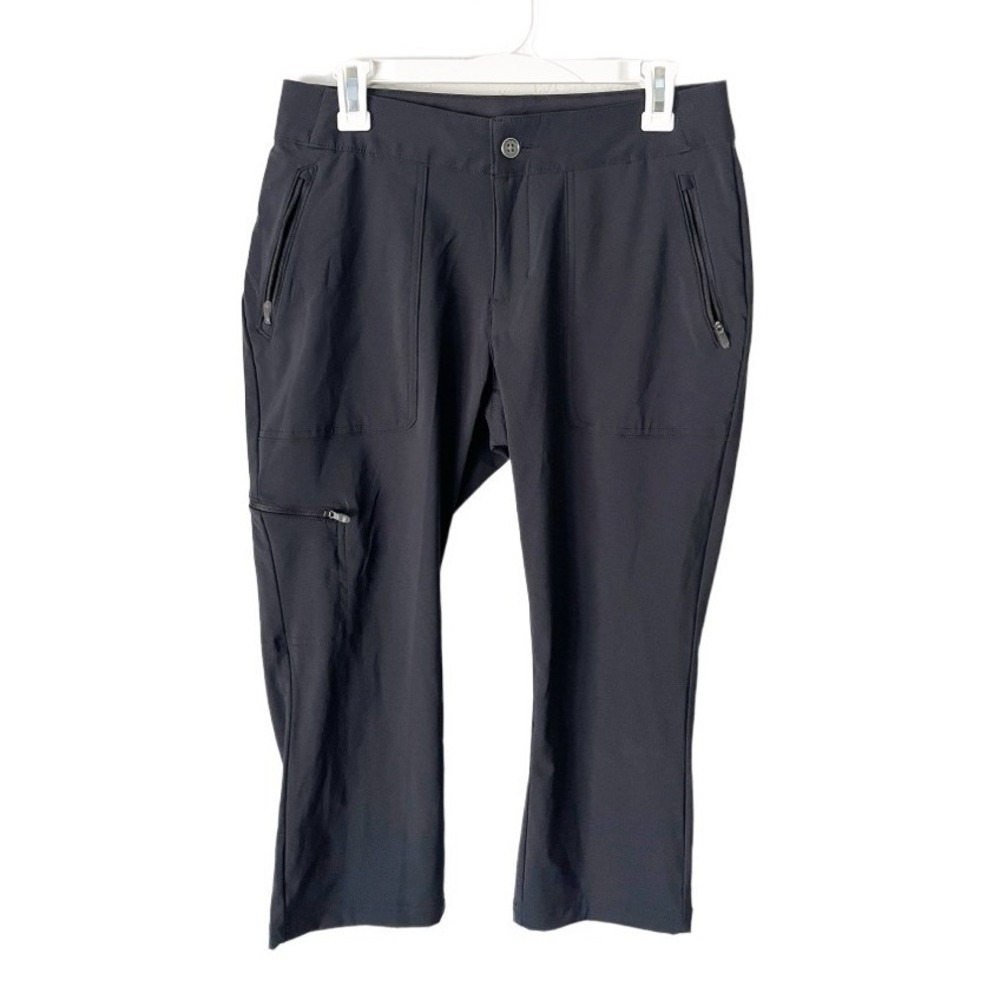 Columbia Saturday Trail Black Capri Hiking Pants Size 10 Gorpcore Outdoor
